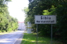 Zweisprachiges Schild am Ortseingang von Hermannstadt-Sibiu